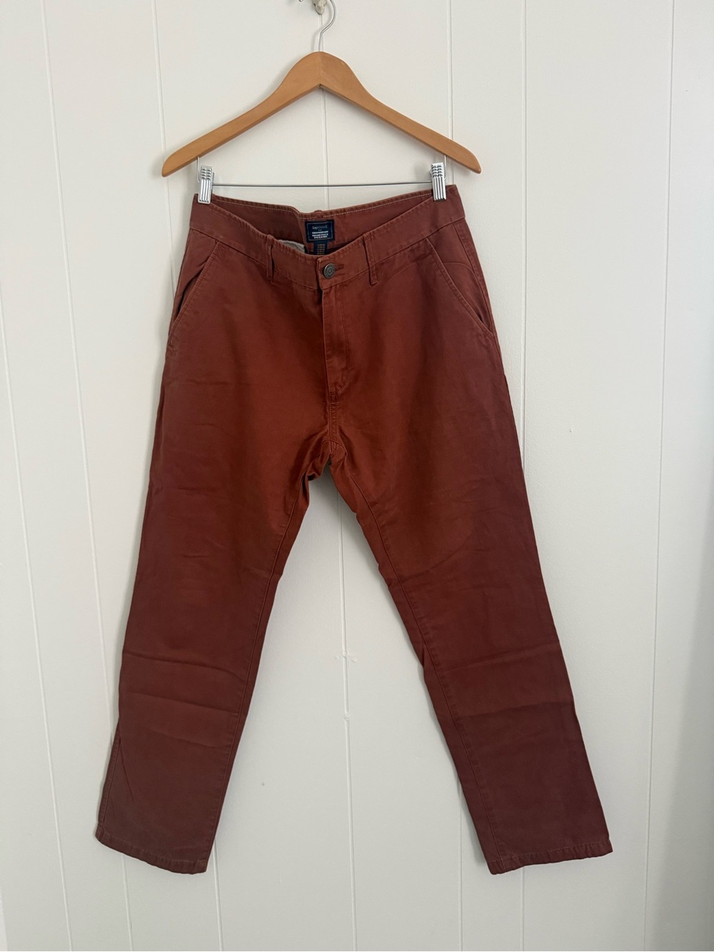 GAP Men's Rust Brown Chino Pants